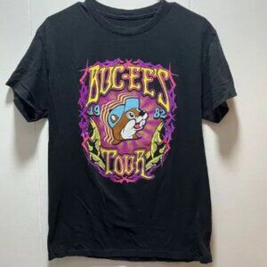 Buc-ees Tour‎ 1982-2021 Double Sided Graphic Black T Shirt Size Medium
